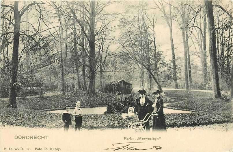 380-922-011 Dordrecht Park Merwestein, Verzenden, Voor 1920, Zuid-Holland
