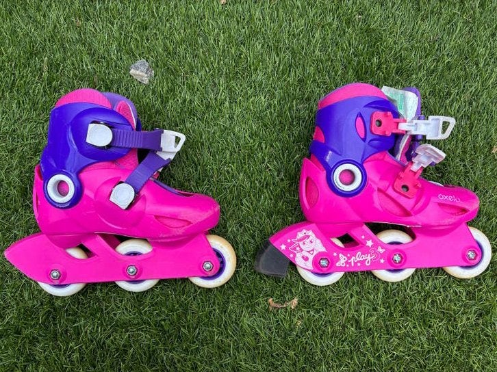 Oxelo Skeelers roze - Verstelbaar Maat 26-28, Sport en Fitness, Skeelers, Kinderen, Inline skates 4 wielen, Ophalen, Overige merken