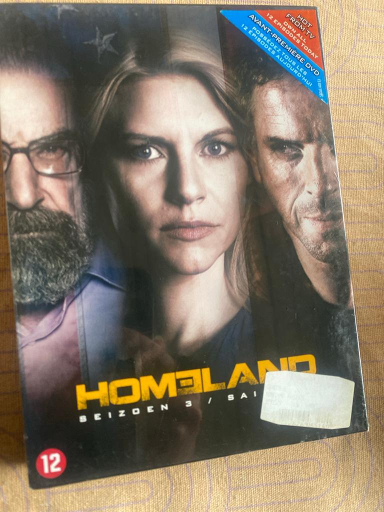 Homeland Seizoen 3 DVD - Nieuw in verpakking, Cd's en Dvd's, Boxset, Drama, Ophalen of Verzenden, Nieuw in verpakking