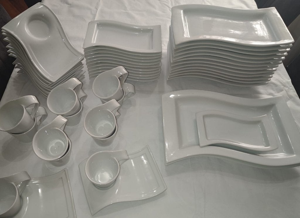 12 delig servies, Huis en Inrichting, Ophalen, Overige materialen, Overige merken, Nieuw