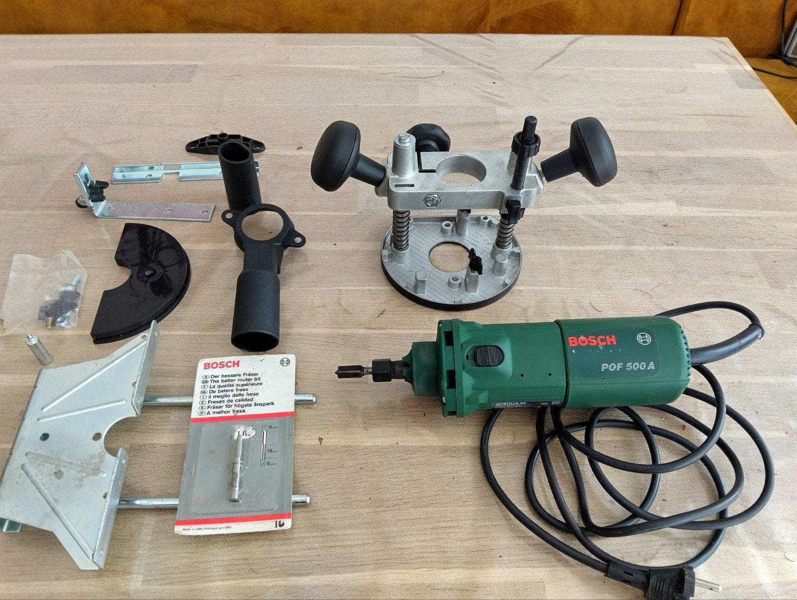 Bosch bovenfrees / handfrees, Ophalen of Verzenden, Zo goed als nieuw, Bovenfrees, Bosch