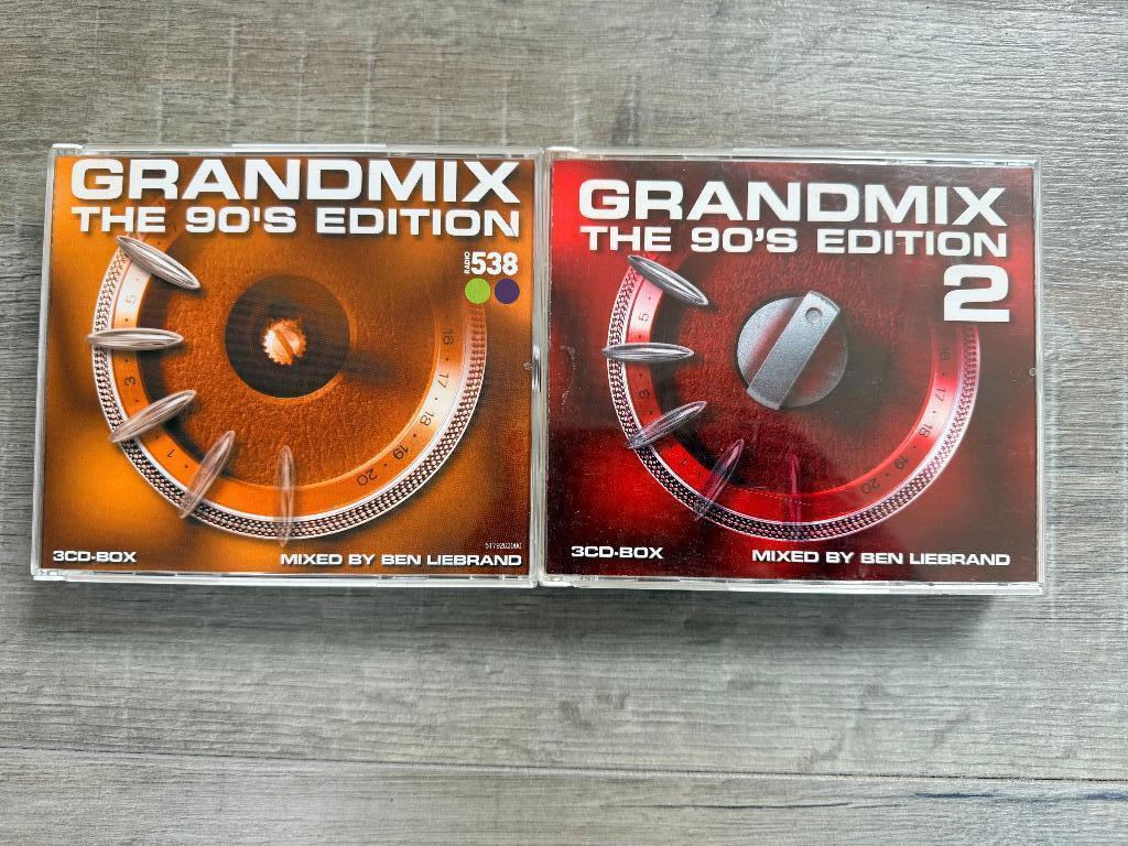 2 x 3 cd set Ben Liebrand Grandmix 90's edition vol 1 + 2, Ophalen of Verzenden, Gebruikt