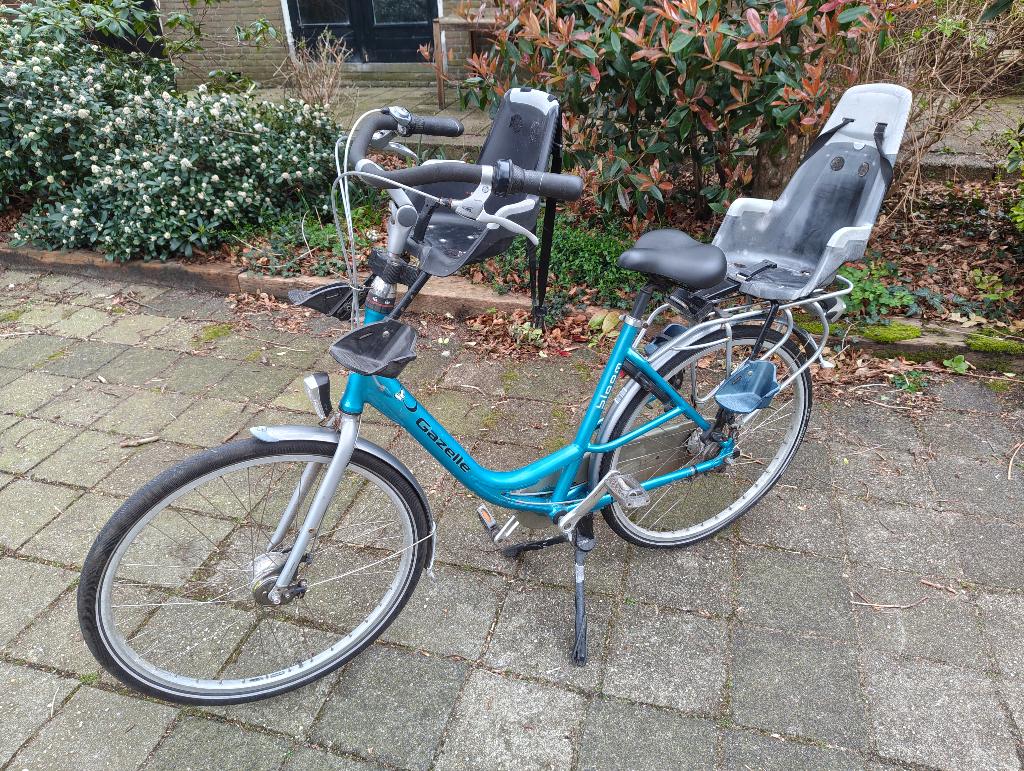 Gazelle Bloom D53, Fietsen en Brommers, Fietsen | Dames | Moederfietsen, Ophalen, 2 zitjes, Versnellingen, Gazelle