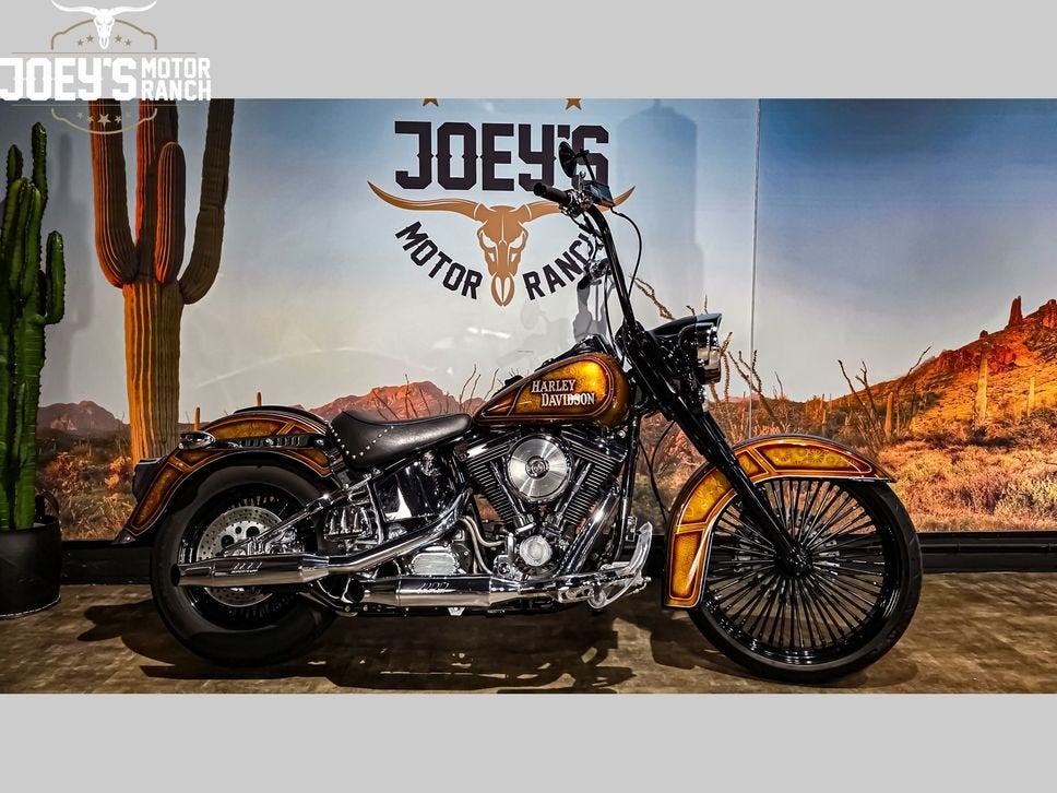 HARLEY-DAVIDSON SOFTAIL CUSTOM PAINT EVO HERITAGE 1995, Motoren, 2 cilinders, Chopper, Bedrijf, Onbekend