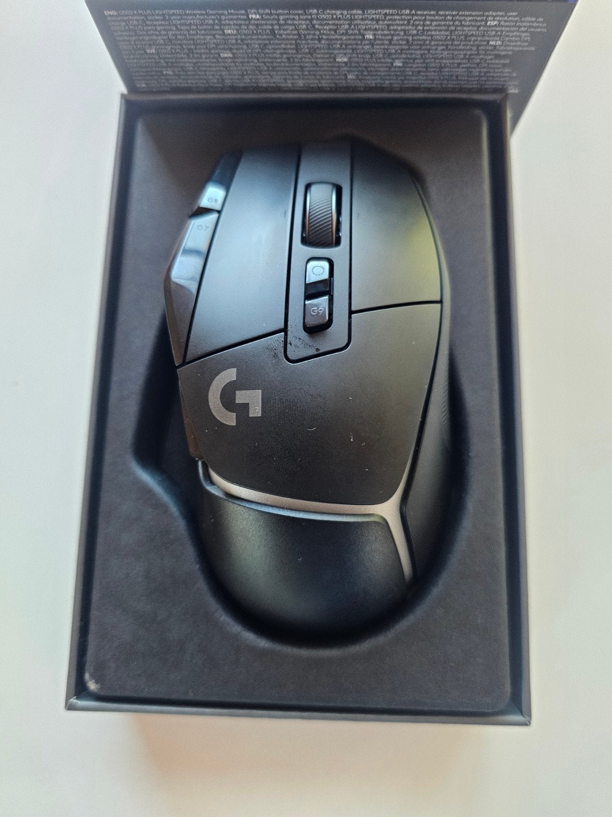 Logitech G502 X PLUS Draadloze Gaming Muis met RGB, Muis, Ophalen of Verzenden, Zo goed als nieuw, Draadloos