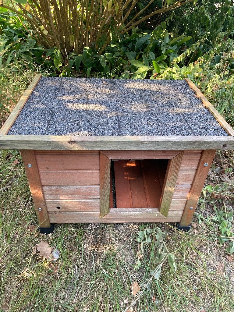 Kattenhuisje hokje egelhuisje buiten hok, Hok, Ophalen, Minder dan 60 cm, 110 cm of meer