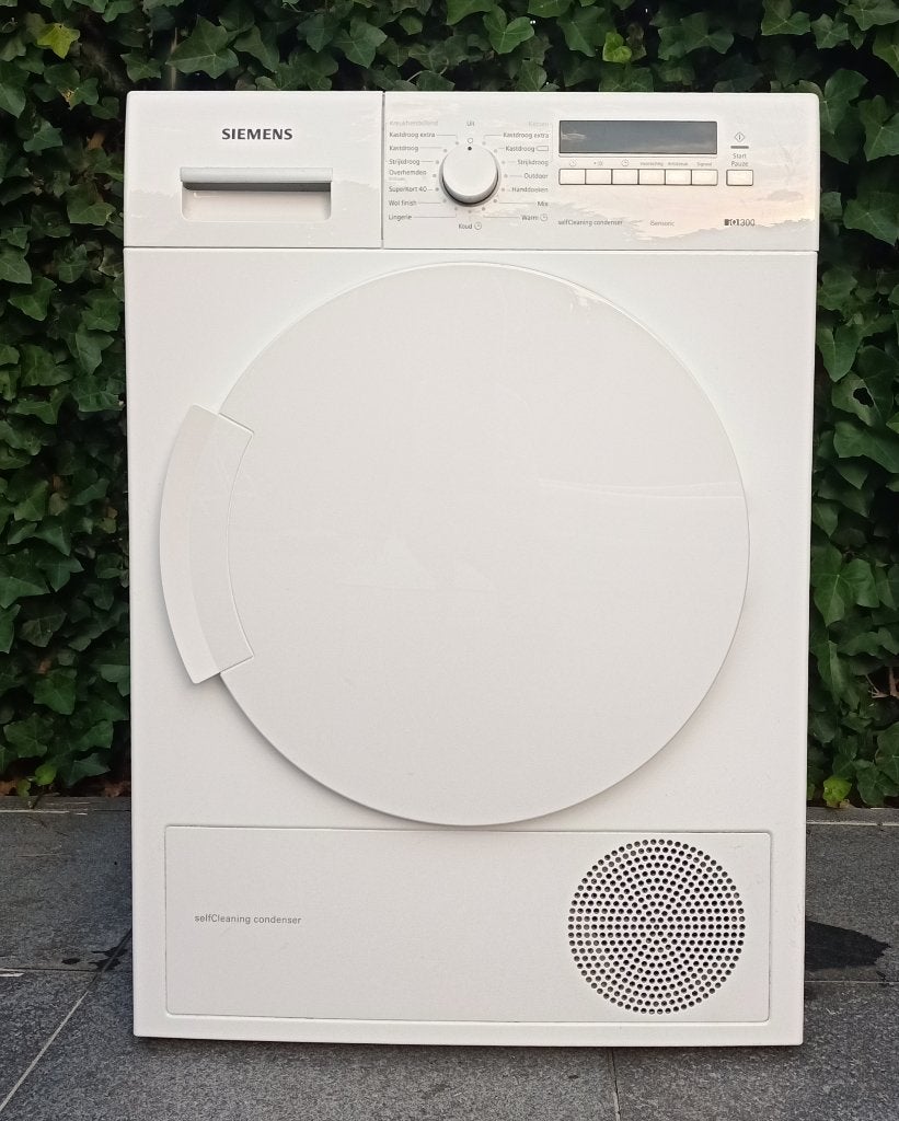 Siemens wasdroger, Ophalen, 8 tot 10 kg, Zo goed als nieuw, Voorlader