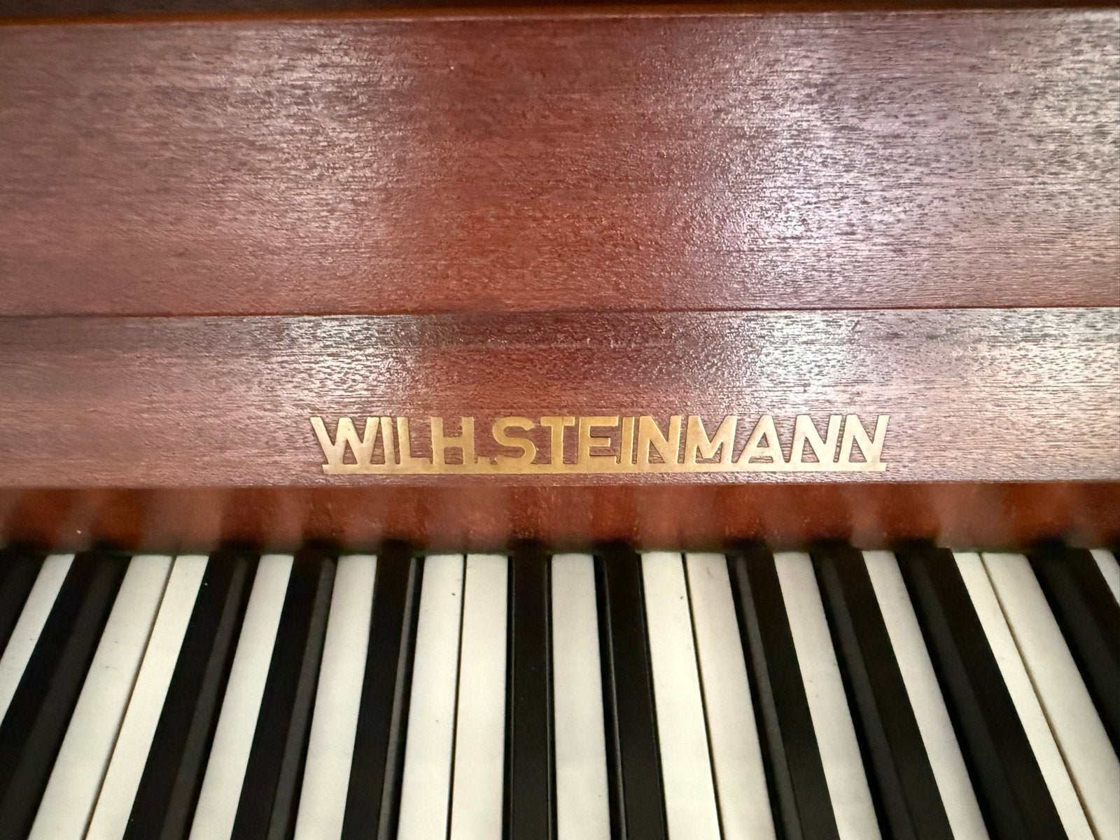 Wilh. Steinmann Piano, Ophalen, Gebruikt, Bruin, Piano