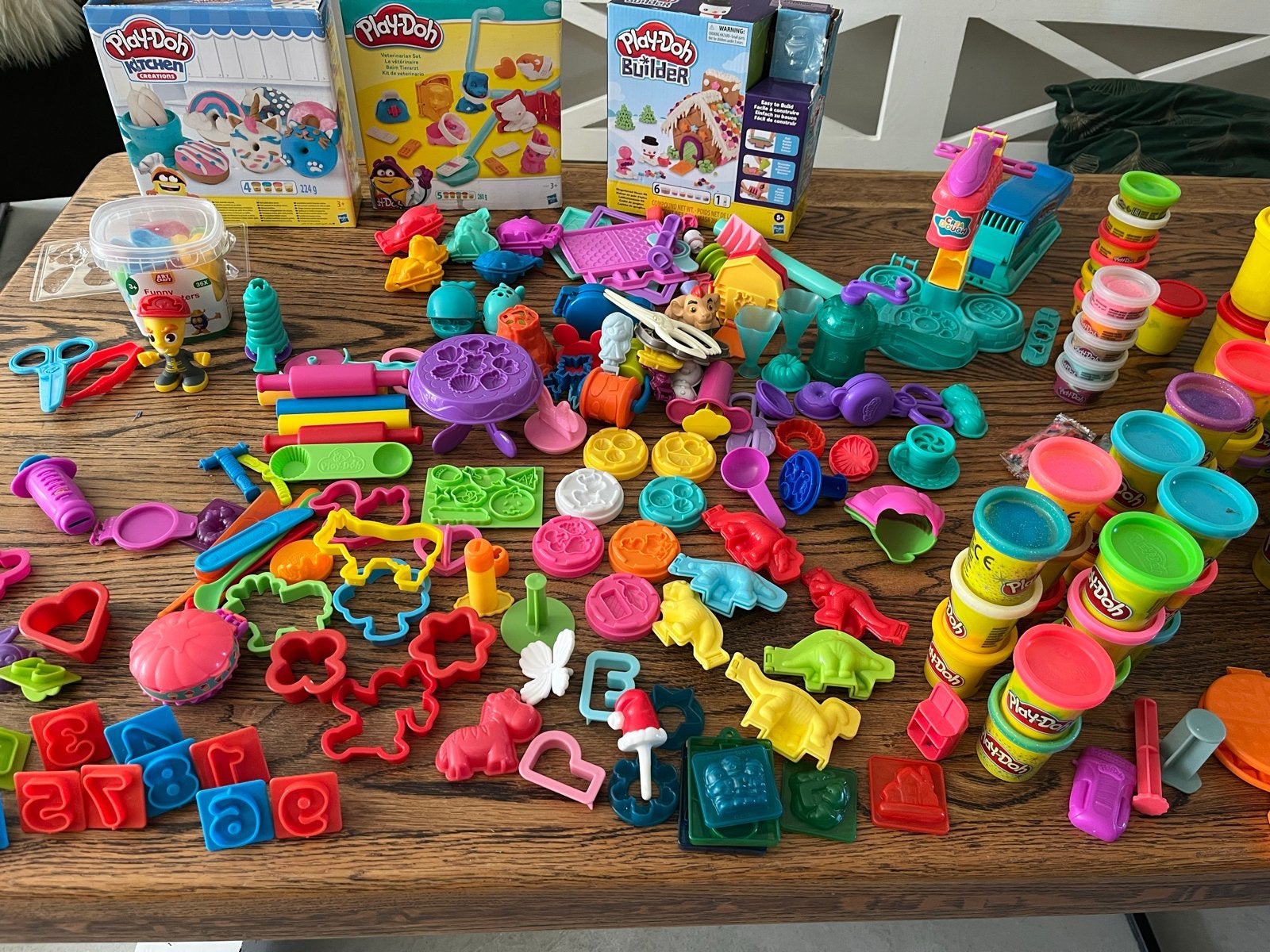 Grote Play-Doh set met veel accessoires en klei, Ophalen of Verzenden, Gebruikt, Jongen of Meisje