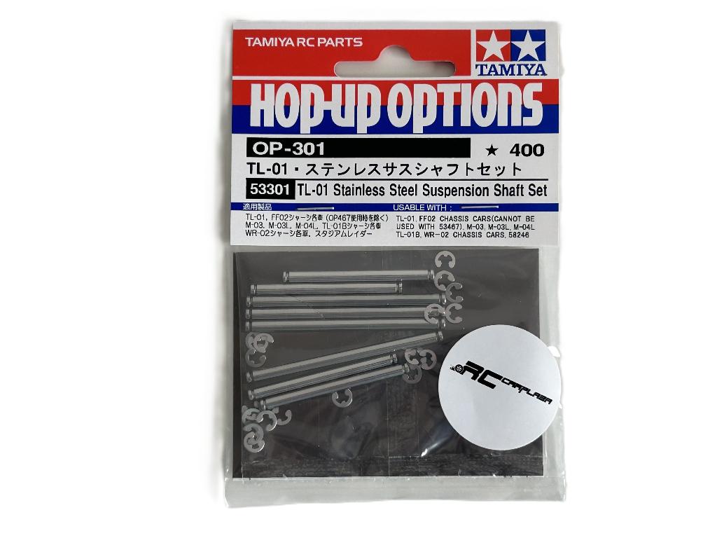 Tamiya M-Chassis/TL-01 Suspension-Shaft (8) 53301 rc, Ophalen of Verzenden, Nieuw