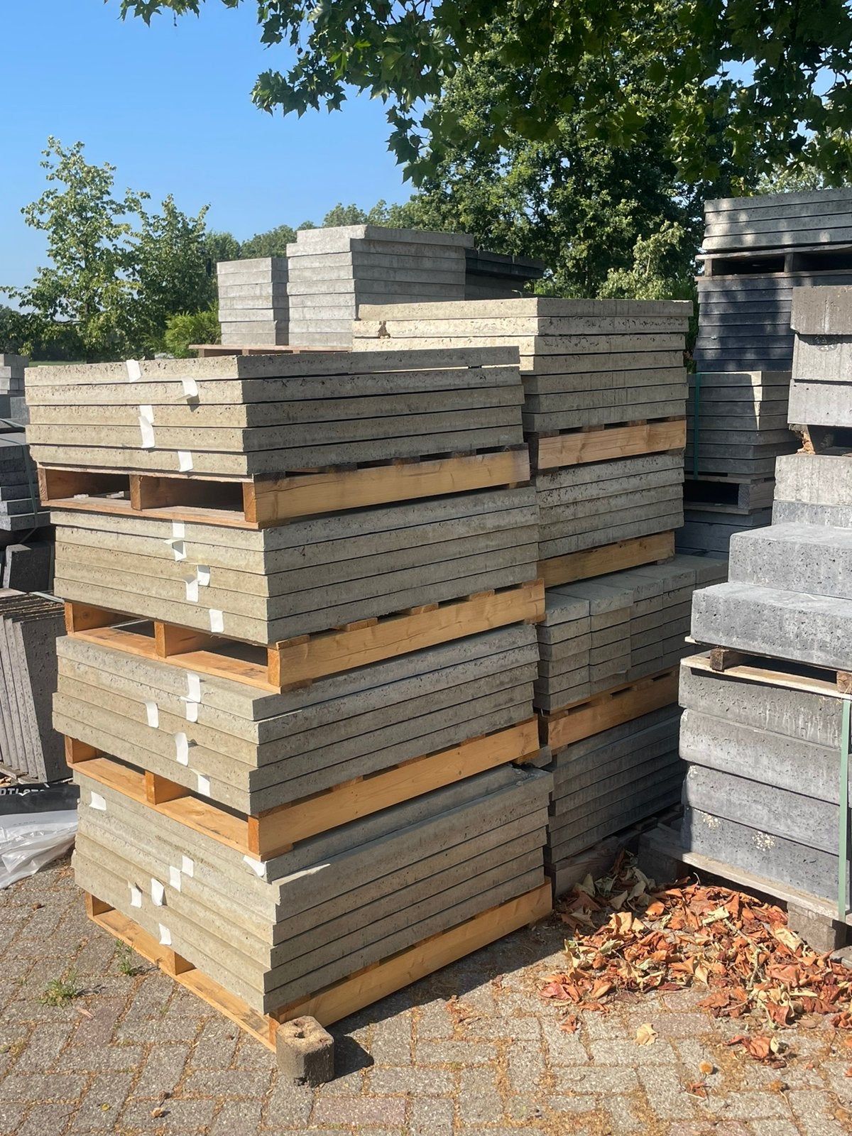 20 stuks Oud Hollandse tegels 100x100x5 cm Greige RESTPARTIJ, Ophalen, Nieuw, Beton, Terrastegels