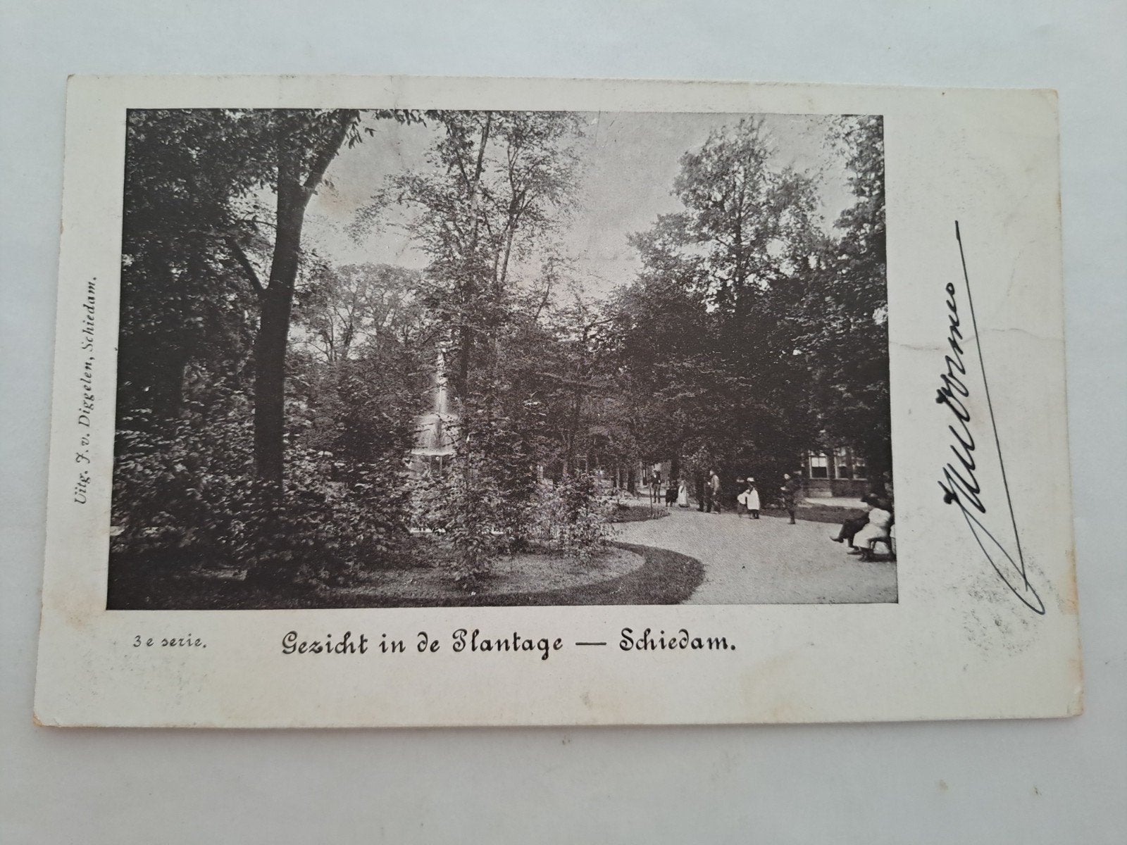 Schiedam,  gelopen, Ophalen of Verzenden, Voor 1920, Zuid-Holland