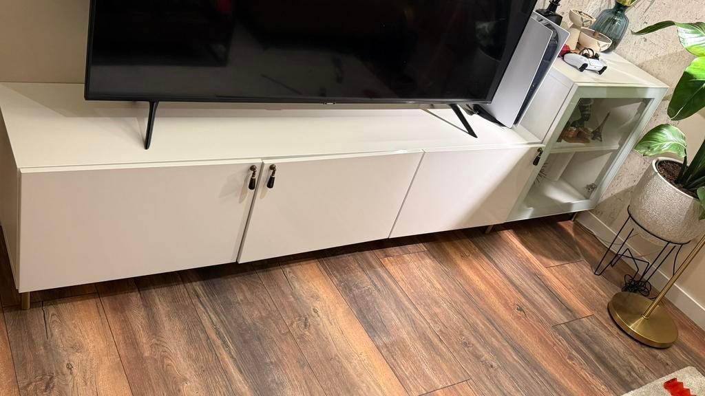 TV Bench, Ophalen of Verzenden, Zo goed als nieuw, 25 tot 50 cm, Minder dan 100 cm