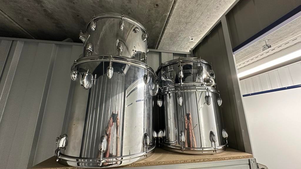 Slingerland Drumstel - COW 80’s, Muziek en Instrumenten, Drumstellen en Slagwerk, Ophalen, Gebruikt, Overige merken