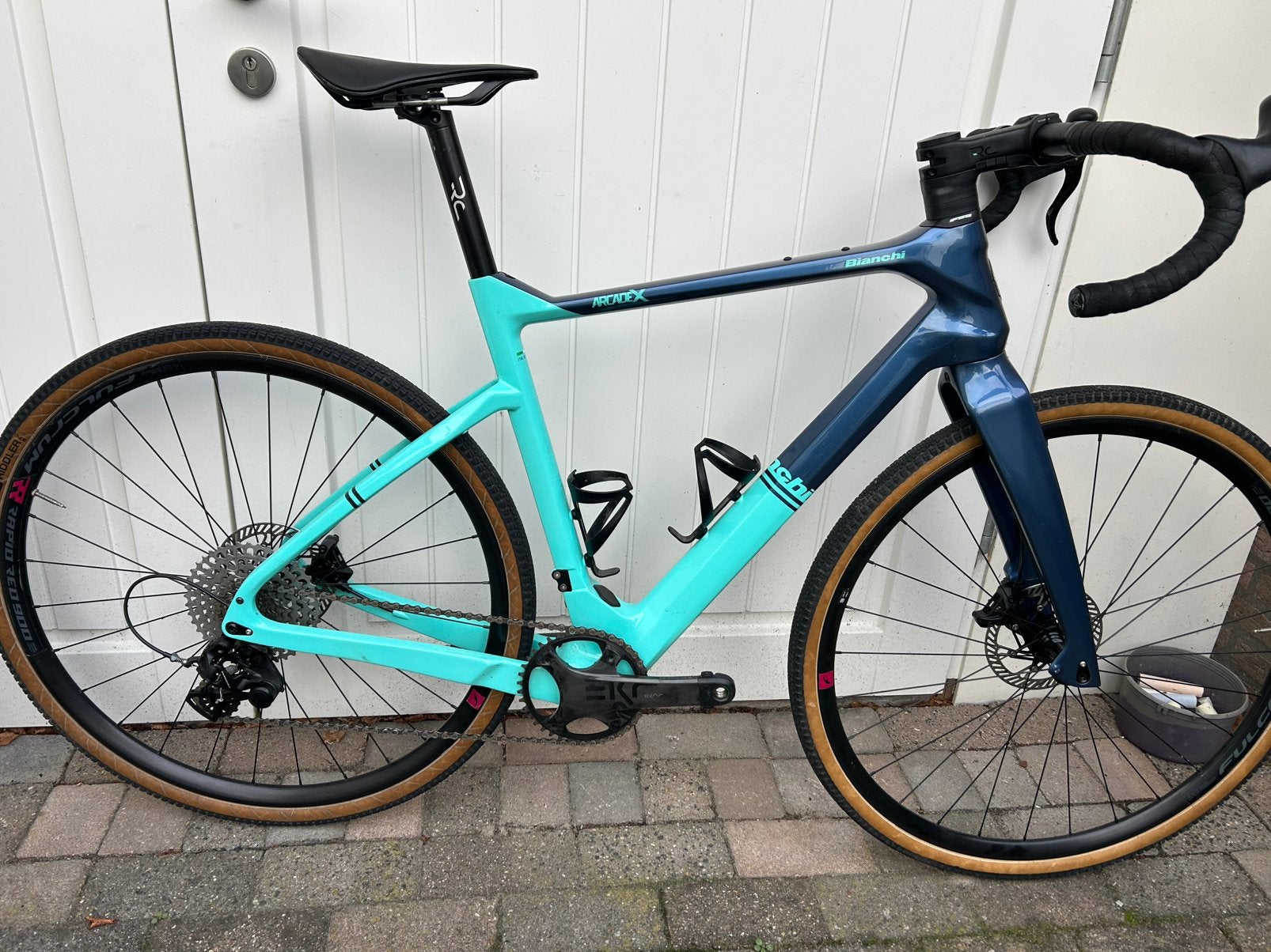 Vol carbon Bianchi Arcadex 13speed gravelbike, Fietsen en Brommers, Carbon, Zo goed als nieuw, Meer dan 20 versnellingen, 53 tot 57 cm