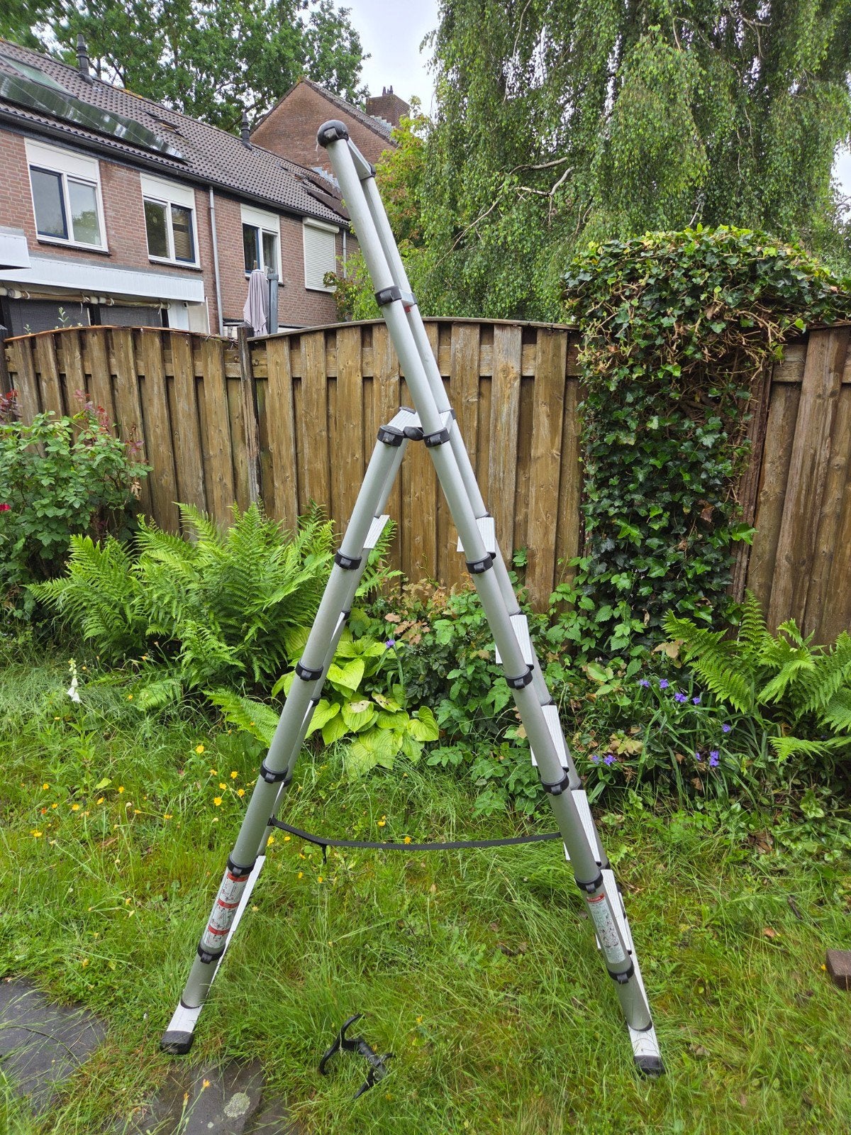 Telesteps telescoop ladder/ ladder/ inklapbare ladder/ trap, Ophalen, 2 tot 4 meter