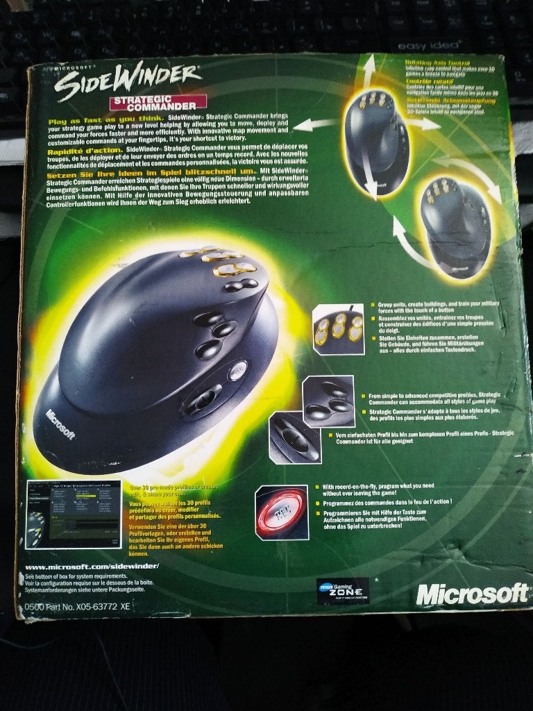 SideWinder Strategic Commander, Muis, Nieuw, Mircrosoft, Ophalen of Verzenden