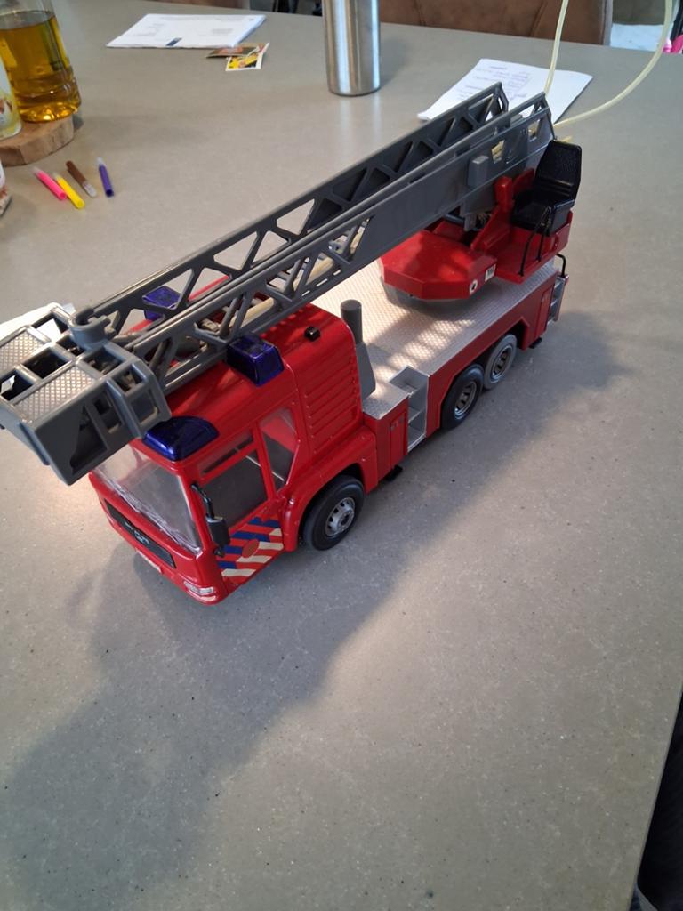 Playmobil Brandweerwagen met Uitschuifbare Ladder, Ophalen of Verzenden, Gebruikt, Complete set