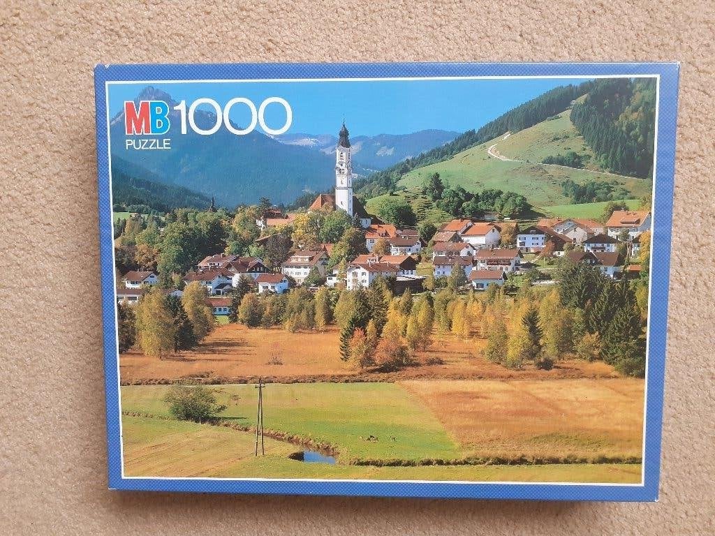 MB legpuzzel, Ophalen, 500 t/m 1500 stukjes, Zo goed als nieuw, Legpuzzel