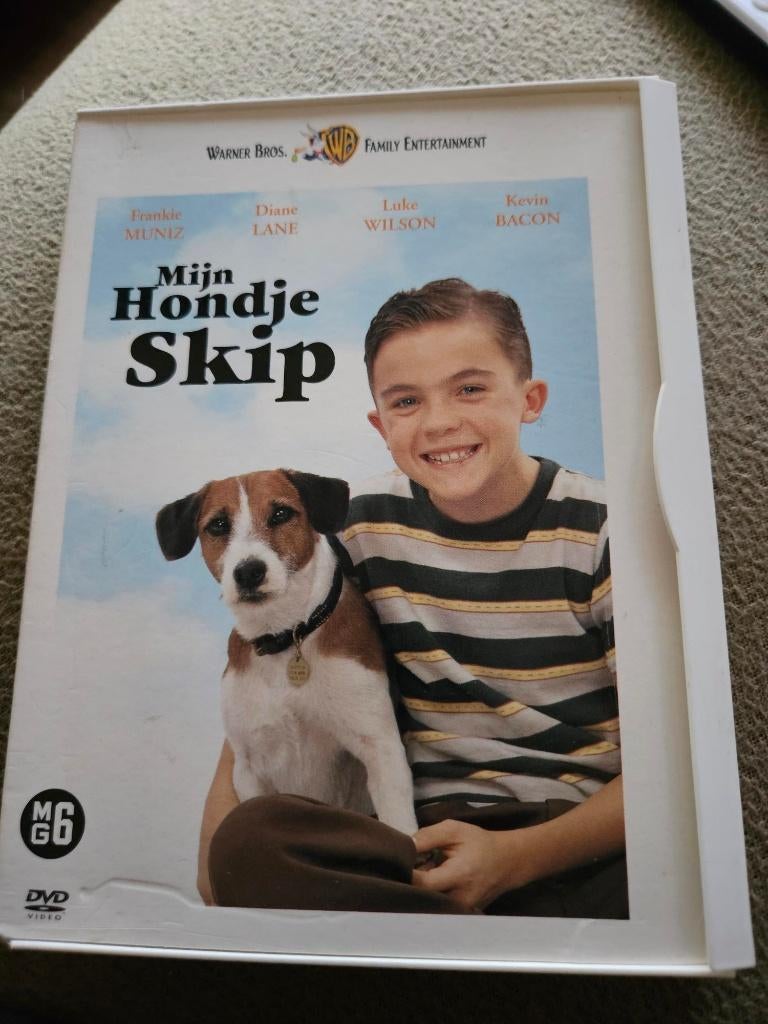 dvd : mijn hondje skip, Alle leeftijden, Ophalen of Verzenden, Zo goed als nieuw