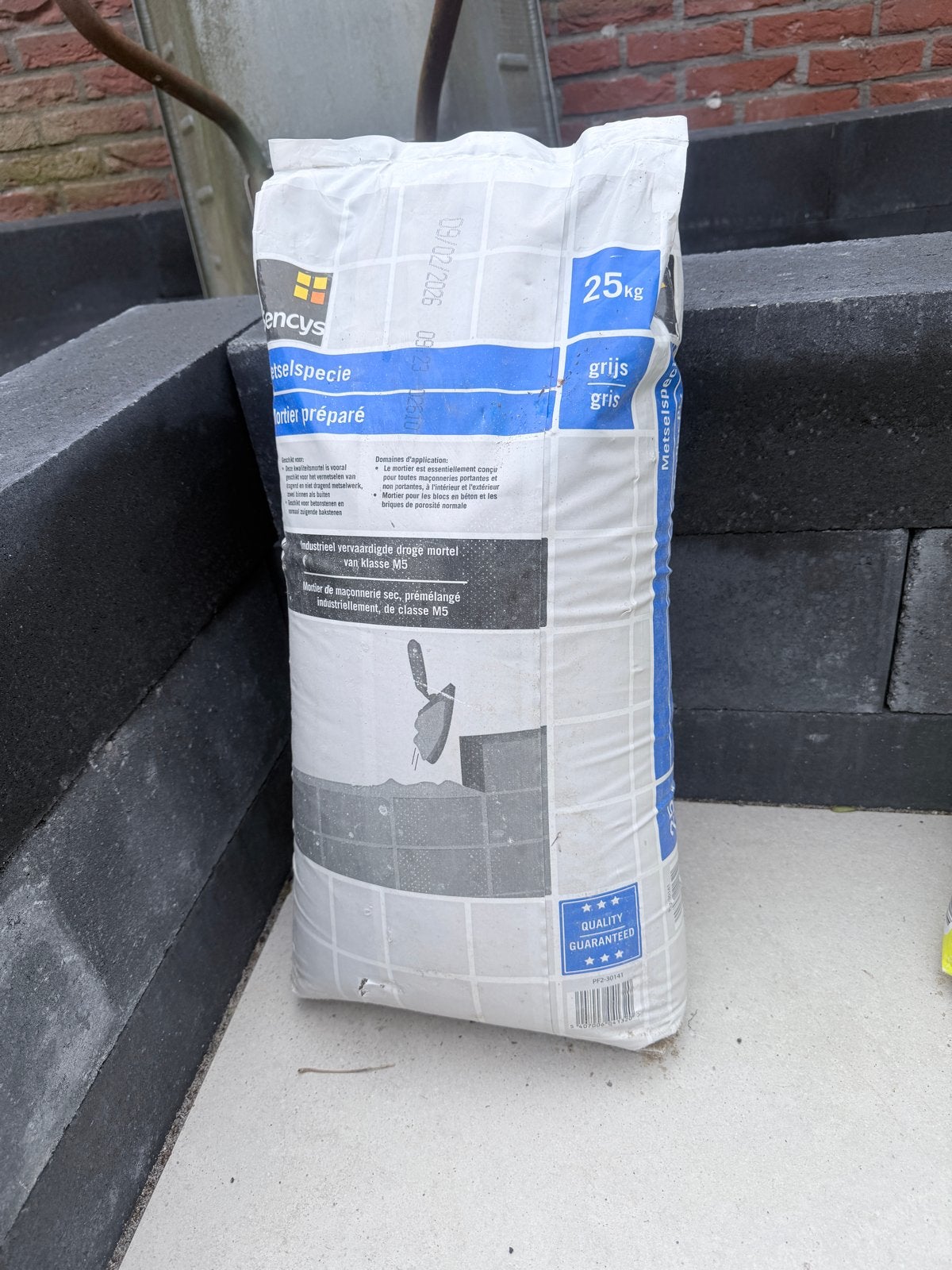 Sencys Metselspecie Grijs 25kg - Nieuw, Ophalen of Verzenden, Nieuw, Overige typen