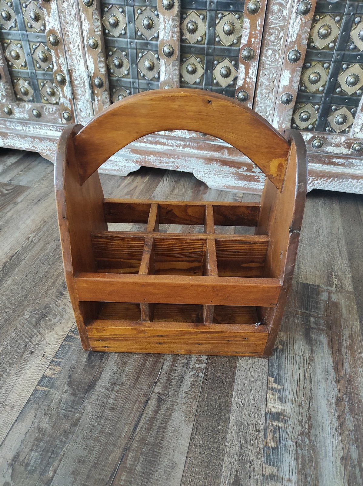 Flessendrager, Ophalen of Verzenden, Hout, Minder dan 5 flessen