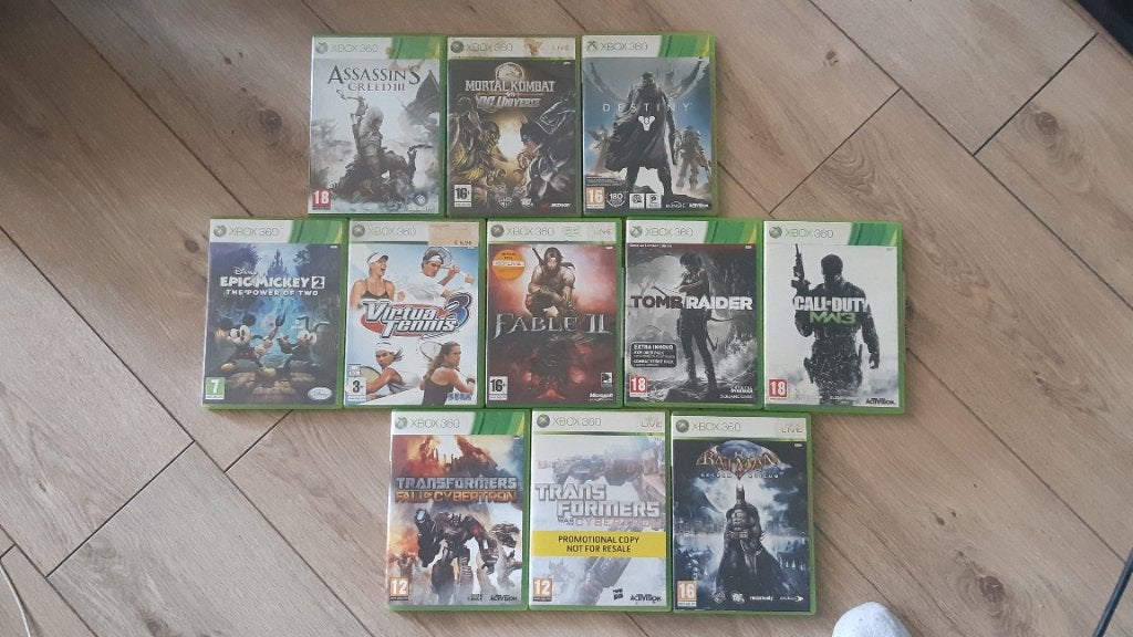 10 xbox360 spellen, collector spel van Transformers, Spelcomputers en Games, 1 speler, Ophalen of Verzenden, Gebruikt, Avontuur en Actie