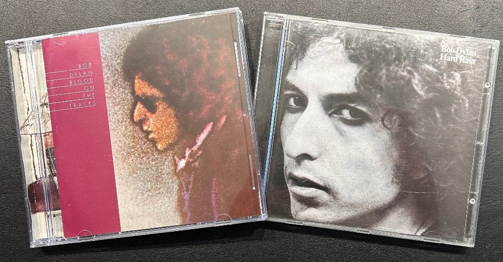 BOB DYLAN - Blood on the tracks & Hard rain ( 2 CDs ), Ophalen of Verzenden, Zo goed als nieuw, Poprock