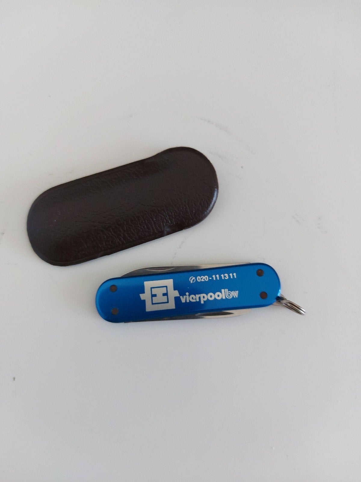 Victorinox mini alox blauw mes zakmes, Caravans en Kamperen, Ophalen of Verzenden, Gebruikt