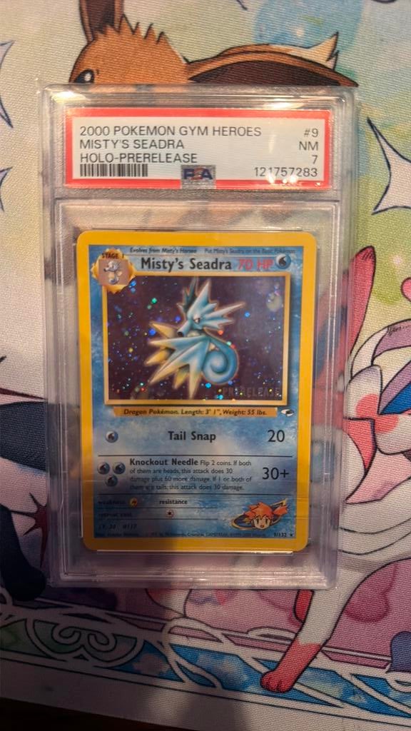 Misty’s seadra prerelease, Hobby en Vrije tijd, Verzamelkaartspellen | Pokémon, Ophalen of Verzenden, Nieuw