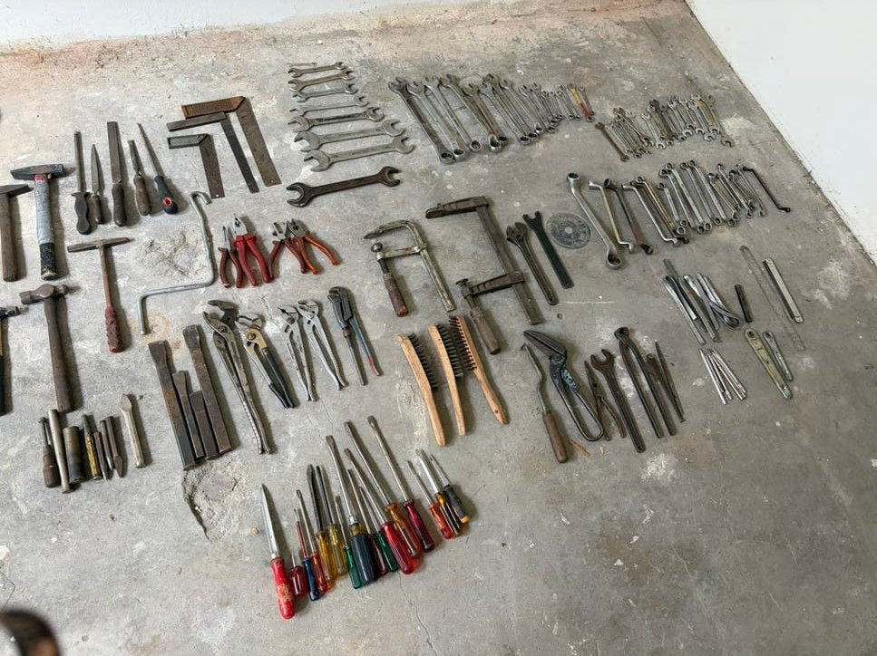 Diverse Goed hand gereedschap zie foto’s alles in 1 koop, Doe-het-zelf en Verbouw, Ophalen, Gebruikt