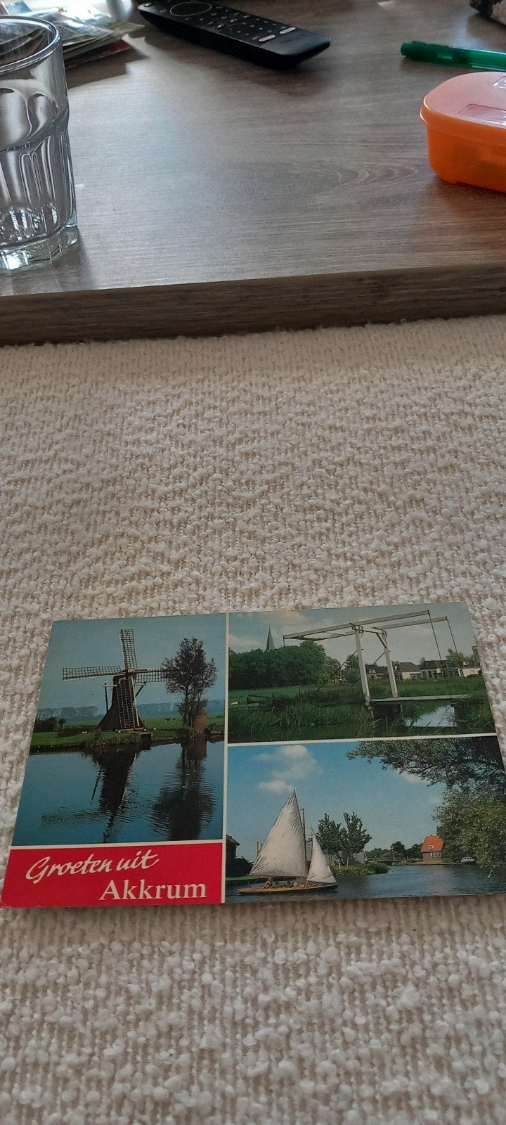 ansichtkaart Akkrum, Ophalen of Verzenden