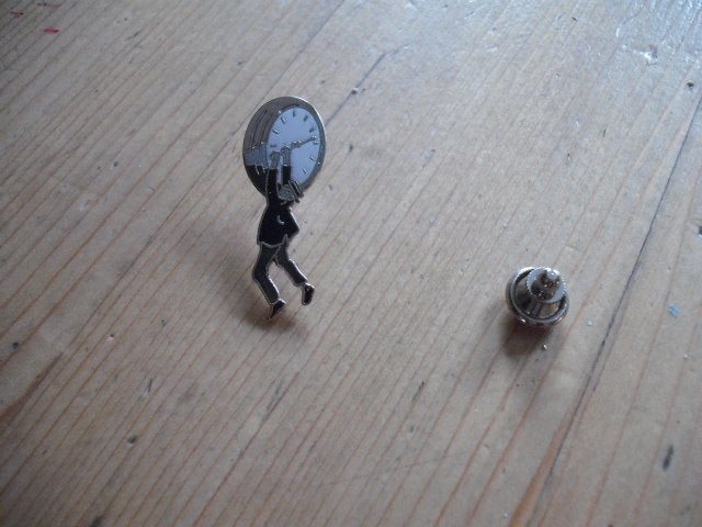 Hugo film camera Georges Meliès klok pins set, Ophalen of Verzenden, Zo goed als nieuw, Overige onderwerpen