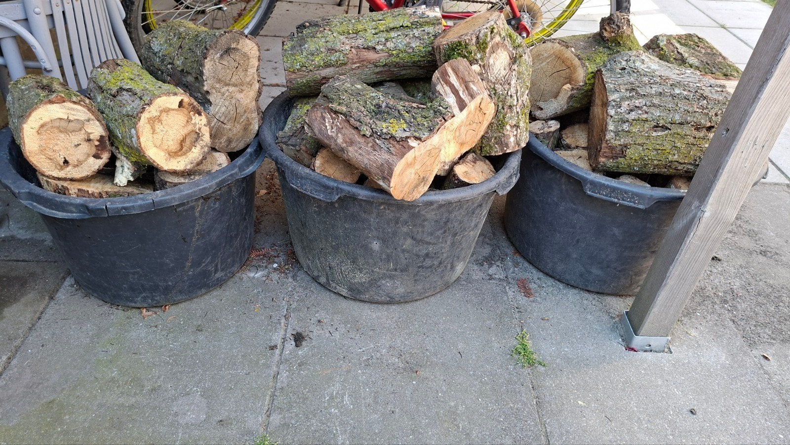Portie eikenhout, Minder dan 3 m³, Ophalen