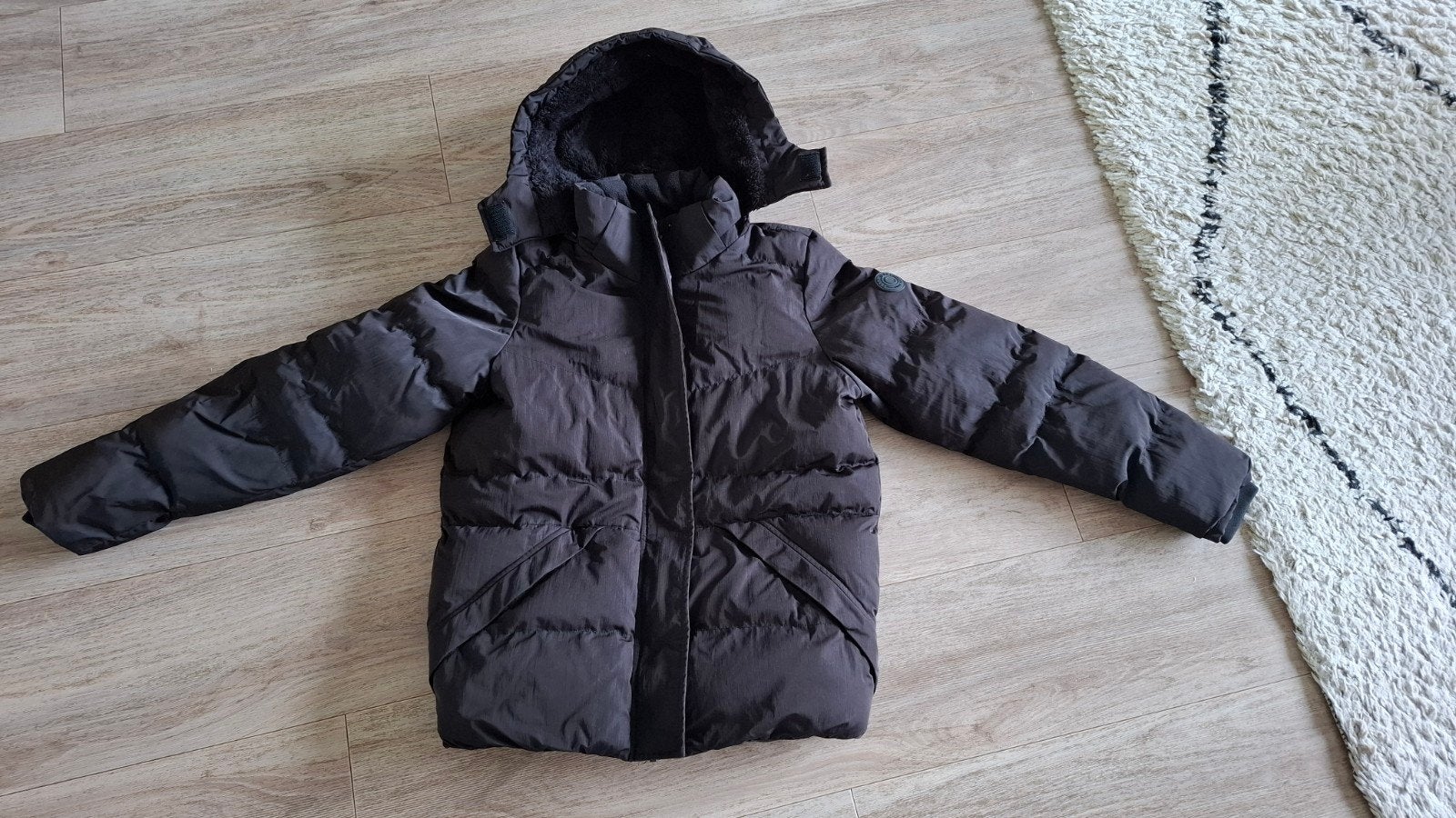 Cars winterjas meisjes, zwart, maat 176, Ophalen, Meisje, Jas