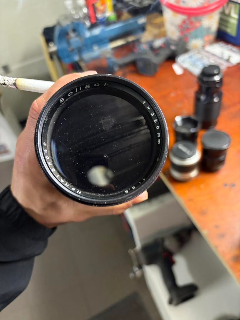Vintage Soligor en Elicar cameralenzen en onderdelen, Ophalen of Verzenden, Gebruikt, Overige typen