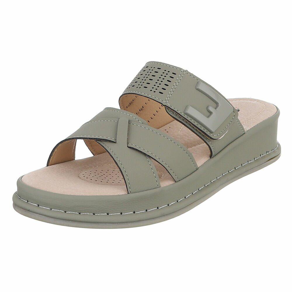 Dames medi comfort slippers matcha groen 36 37 38 39 40 41, Lunamex Trading, Nieuw, Groen, Slippers