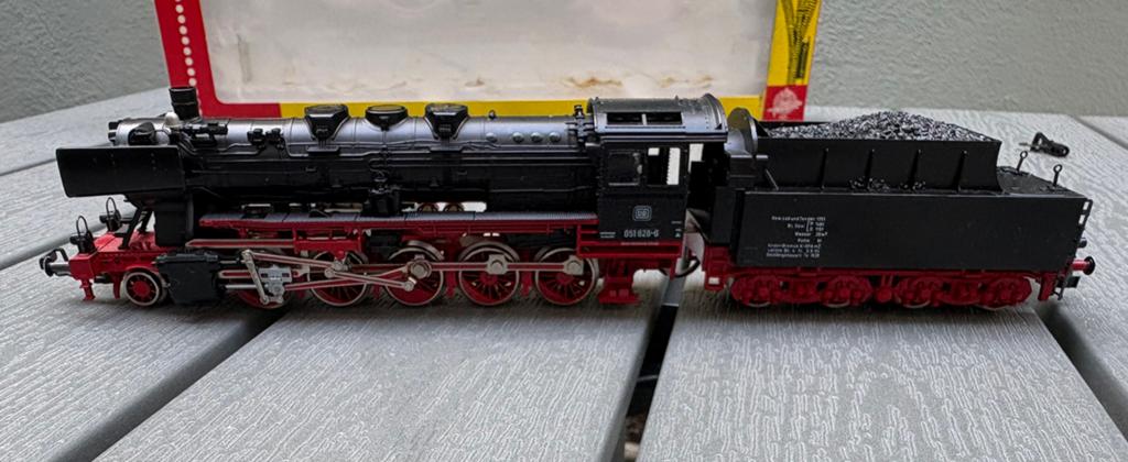 Fleischmann 4177 H0 Stoomlocomotief met cabinetender BR 50, Gebruikt, Fleischmann, Ophalen of Verzenden, Gelijkstroom