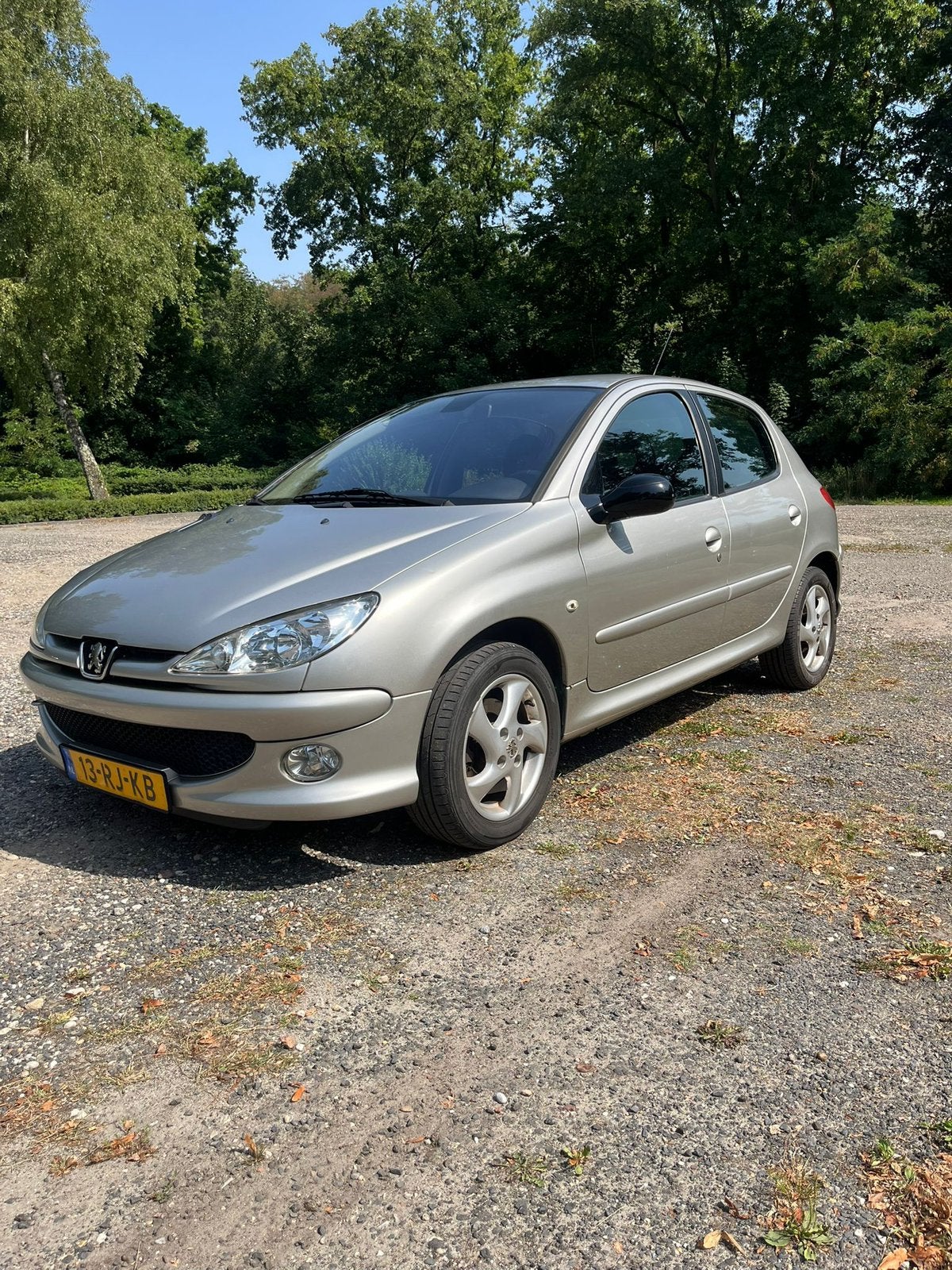 Peugeot 206 1.6 16V 109 pk. Griffe 5D 2005 Grijs, Auto's, Peugeot, Voorwielaandrijving, 15 km/l, 40 €/maand, 4 cilinders