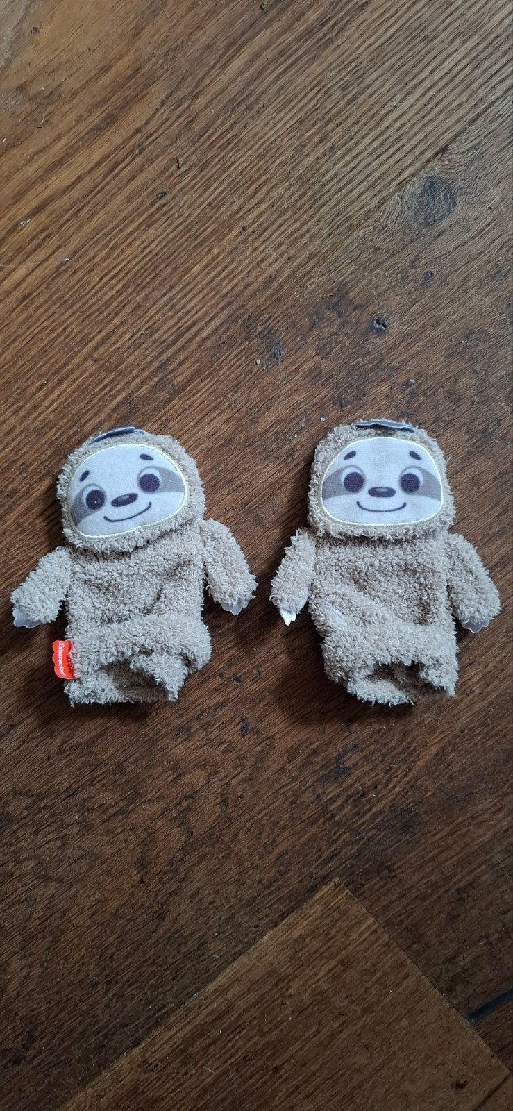Fisher- price hand of voetjes rammel en knisper luiaard, Ophalen of Verzenden
