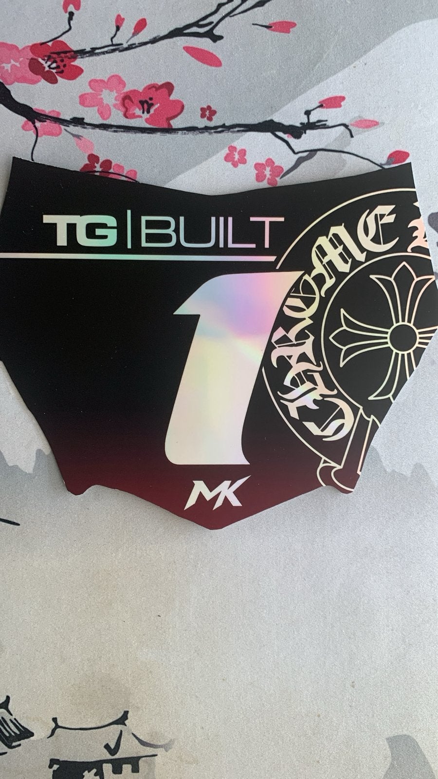 Motocuts Maroon Fade Decal, Ophalen of Verzenden
