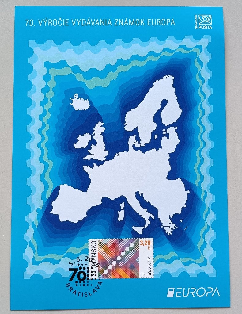 Slowakije-Slovakia 2026 cept (PF) cancelled on postcard, Ophalen of Verzenden, Overige landen, Gestempeld