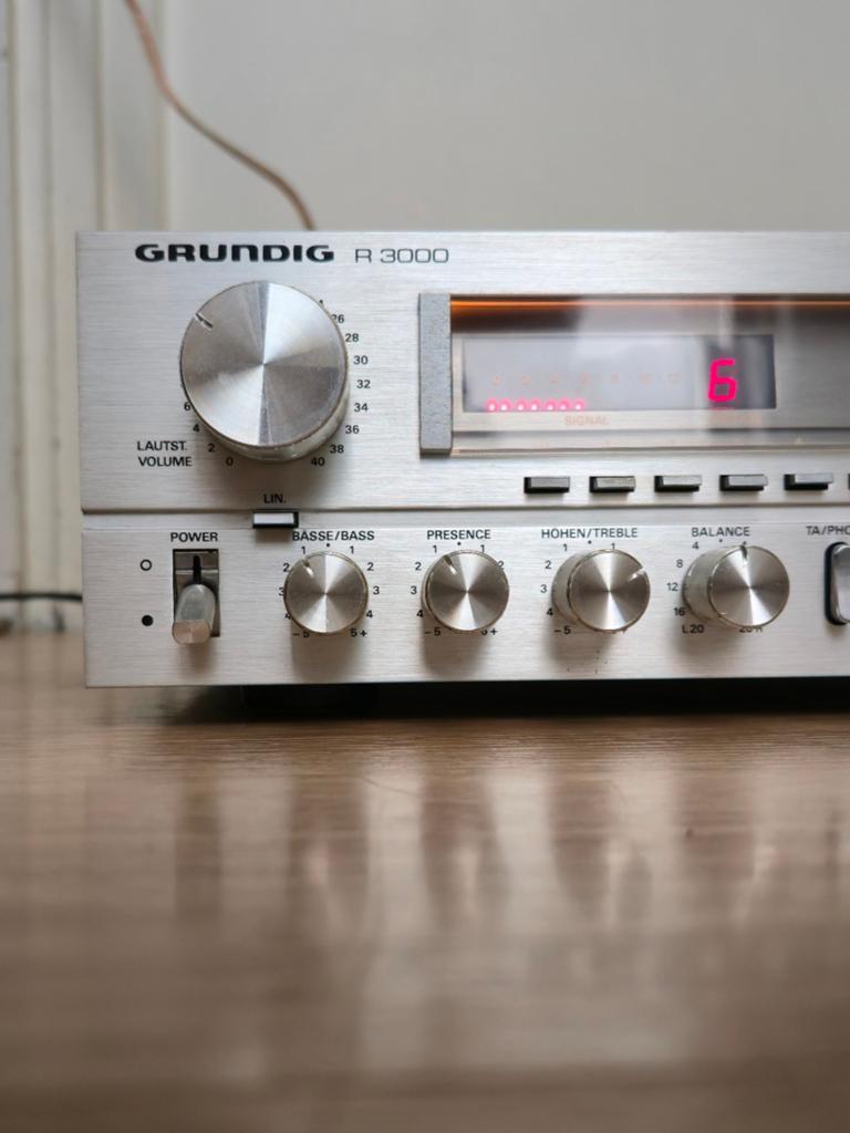 Grundig R 3000 Receiver - Vintage Hifi Stereo Versterker, Overige merken, Gebruikt, Ophalen of Verzenden, Minder dan 60 watt
