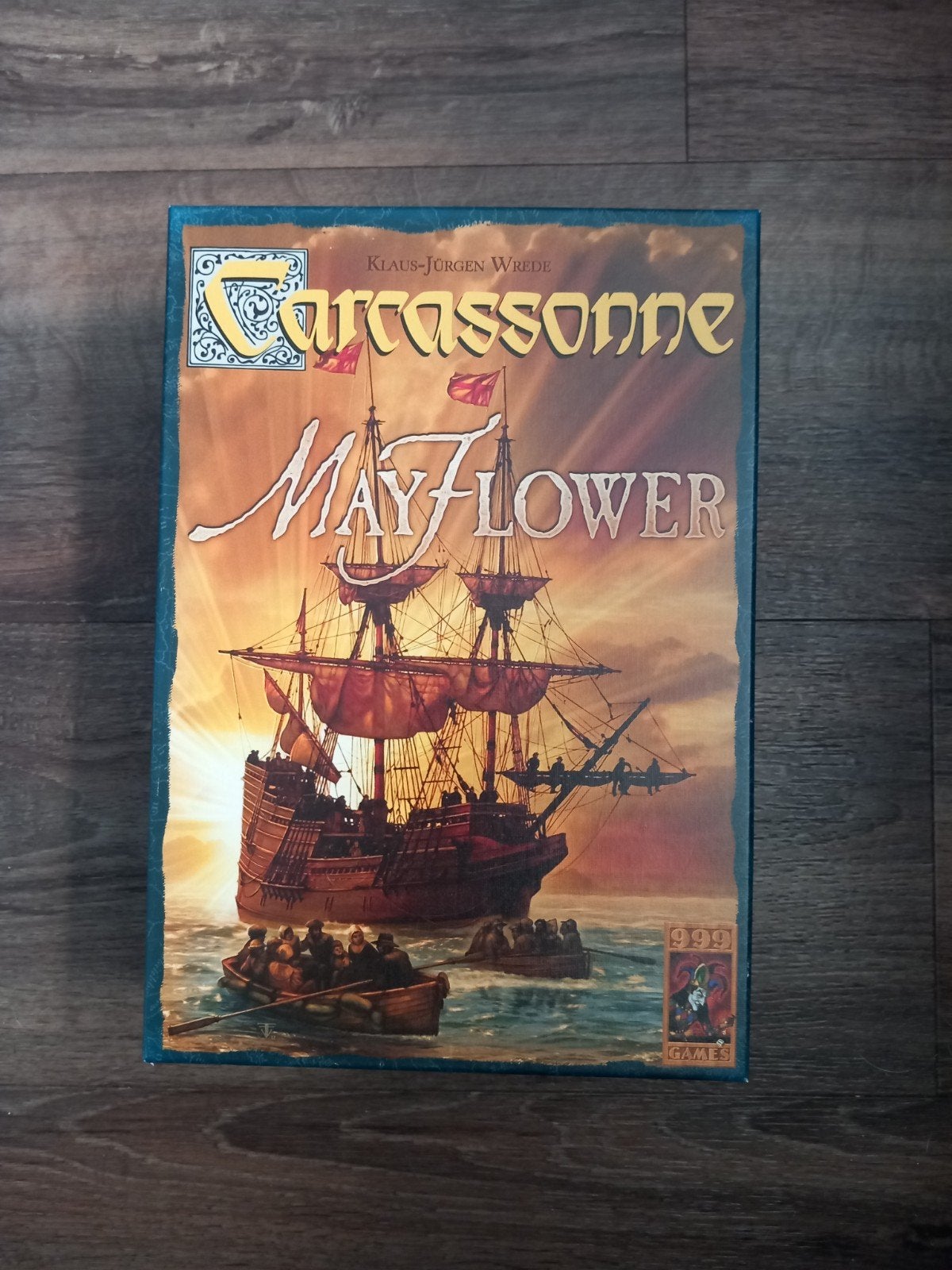 Carcassonne Mayflower Bordspel, Een of twee spelers, Ophalen, Zo goed als nieuw, 999 Games