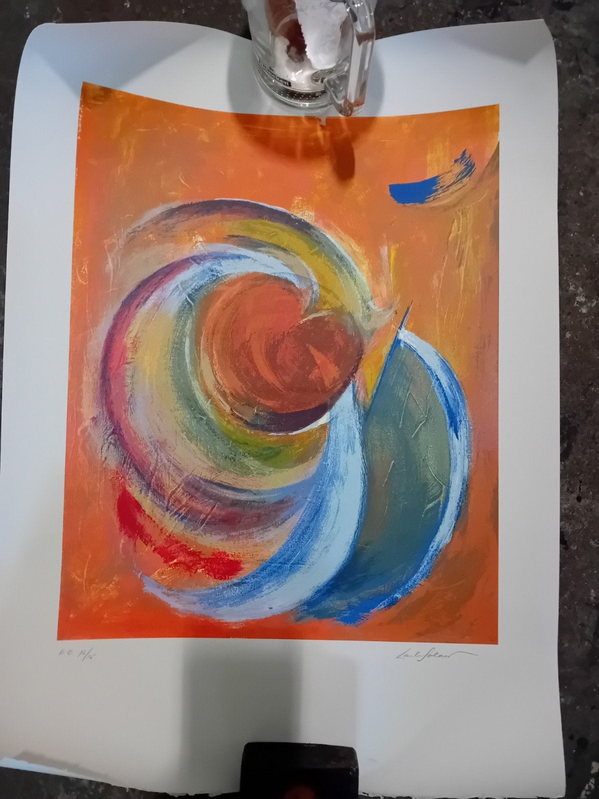 Abstract kunstwerk., Ophalen of Verzenden