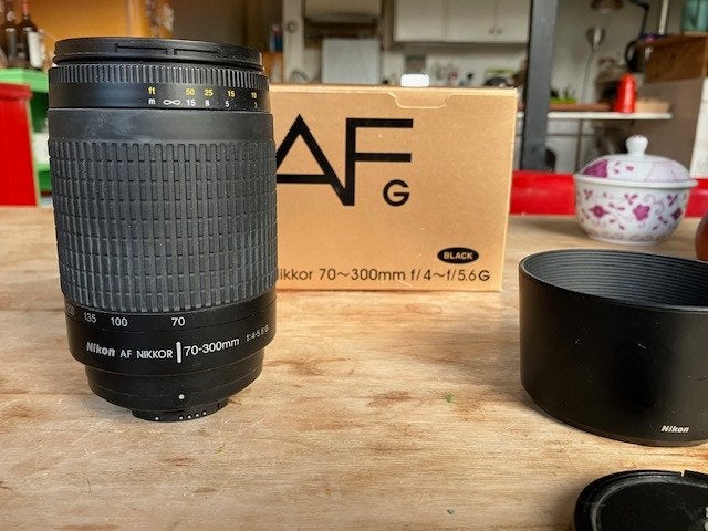 Nikon AF Nikkor 70-300mm f/4-5.6G Telelens, Info@nikon.com, Autofocus, Gebruikt, Nikon