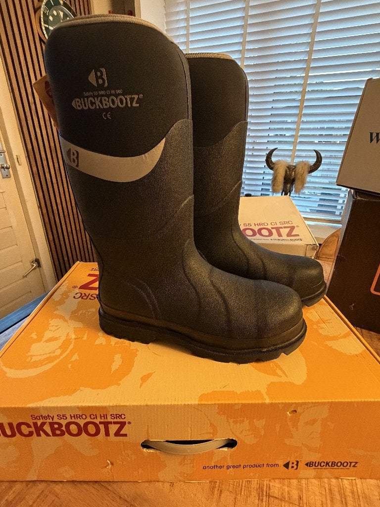 NIEUW!! BUCKBOOTZ Maat 45, Ophalen, Zwart, Nieuw, BUCKBOOTZ