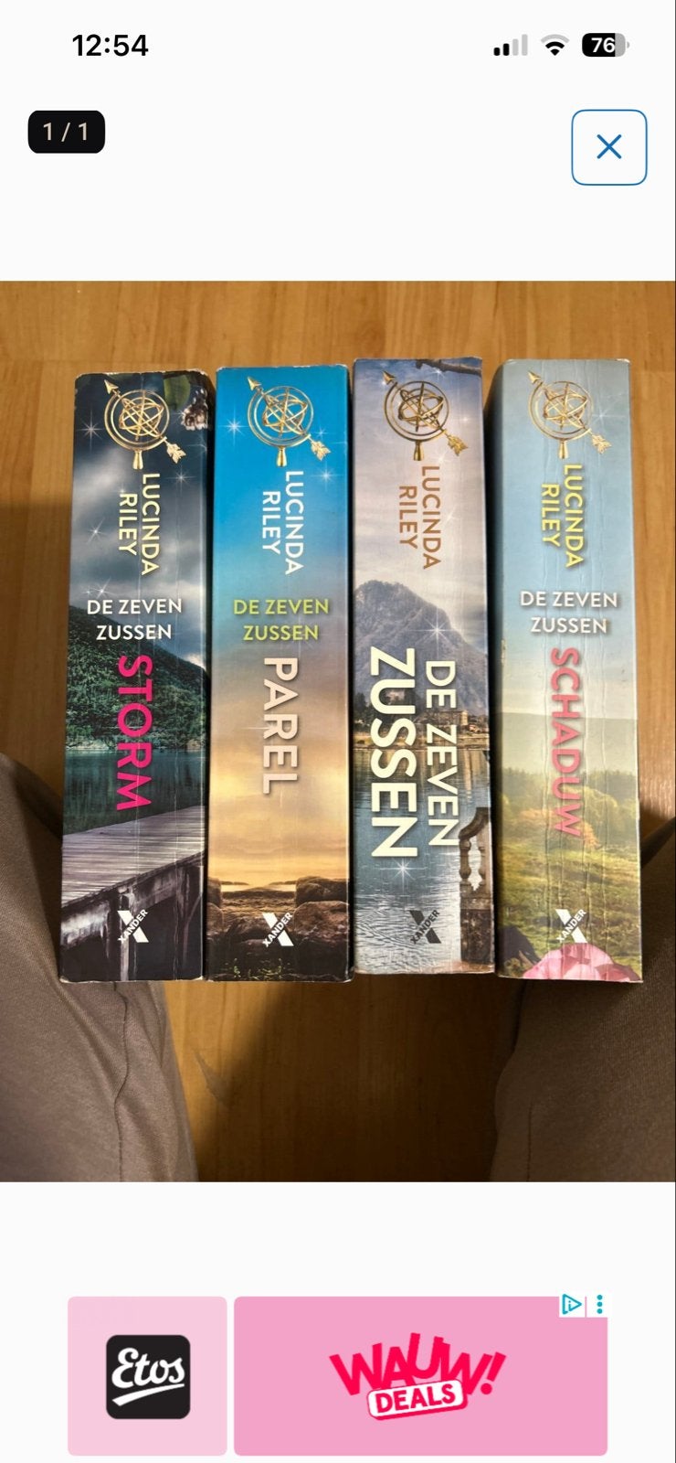 De Zeven Zussen: Storm en De Zeven Zussen: Parel (2 boeken), Ophalen of Verzenden, Gelezen