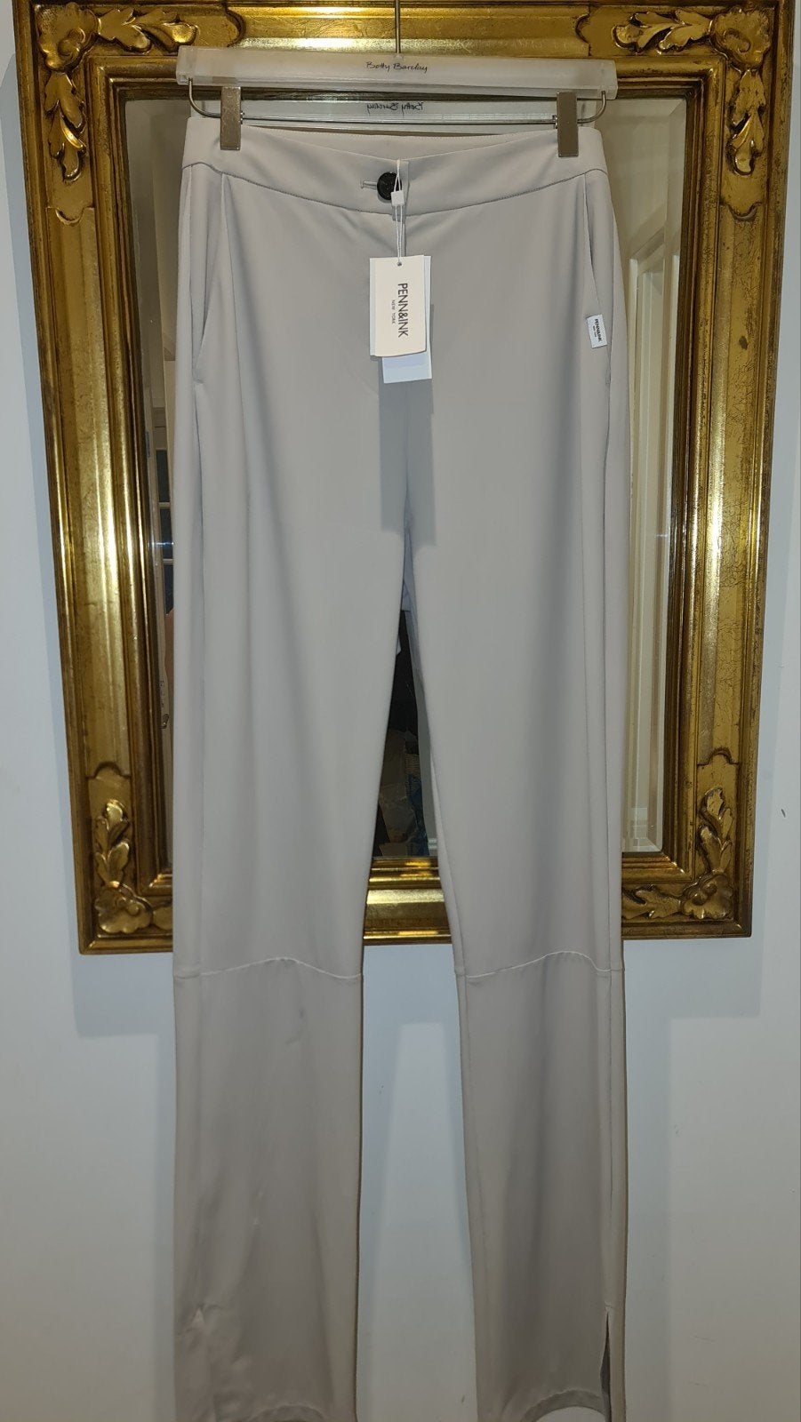 Nieuwe broek 36 S travelstof travel Penn&Ink N.Y. beige, Penn & Ink, Beige, Nieuw, Ophalen of Verzenden