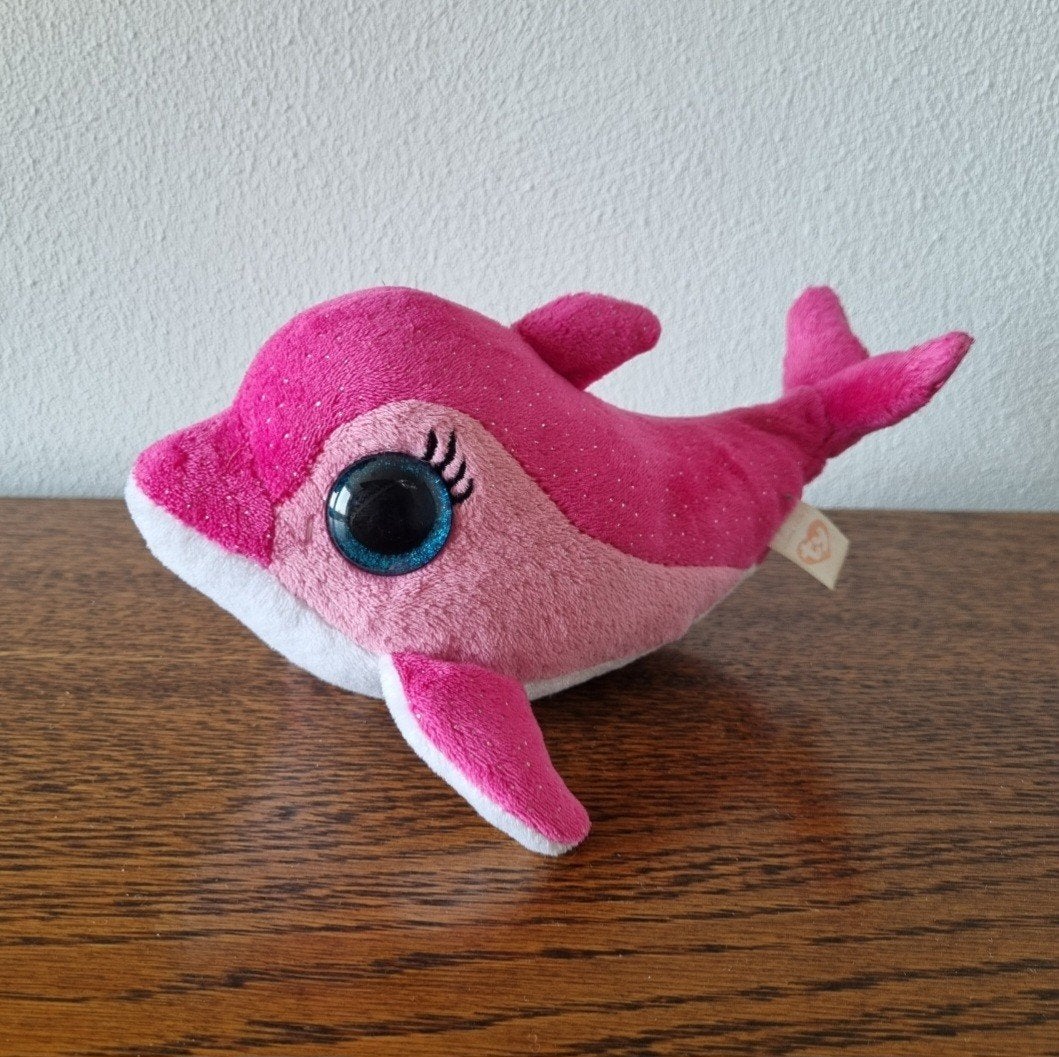 ty Beanie surf the pink dolphin roze dolfijn, Ophalen of Verzenden, Overige typen